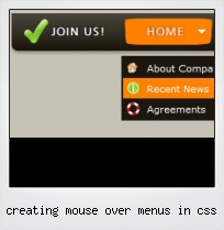 Creating Mouse Over Menus In Css