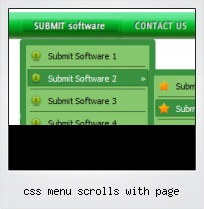 Css Menu Scrolls With Page