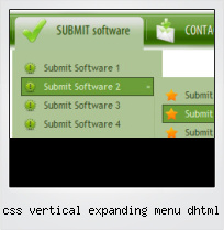 Css Vertical Expanding Menu Dhtml