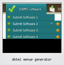 Dhtml Menue Generator