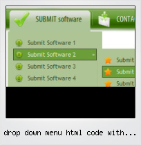 Drop Down Menu Html Code With Rollover