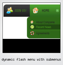 Dynamic Flash Menu With Submenus