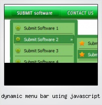 Dynamic Menu Bar Using Javascript