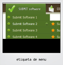 Etiqueta De Menu