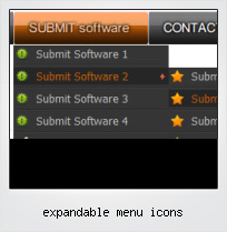 Expandable Menu Icons