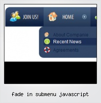 Fade In Submenu Javascript