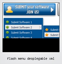 Flash Menu Desplegable Xml
