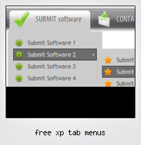 Free Xp Tab Menus