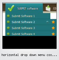 Horizontal Drop Down Menu Css Javascript