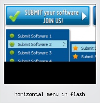 Horizontal Menu In Flash