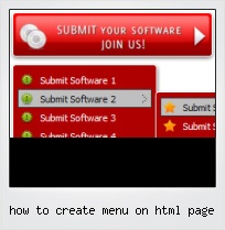 How To Create Menu On Html Page