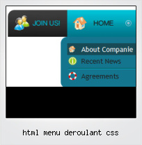 Html Menu Deroulant Css