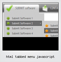 Html Tabbed Menu Javascript