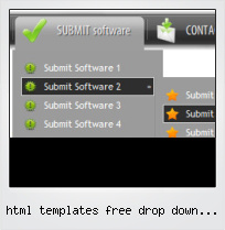 Html Templates Free Drop Down Menu Websites