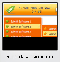 Html Vertical Cascade Menu