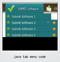 Java Tab Menu Code