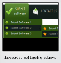 Javascript Collapsing Submenu