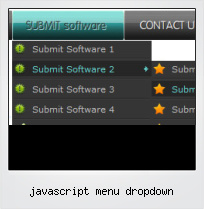 Javascript Menu Dropdown