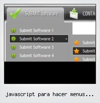 Javascript Para Hacer Menus Desplegables