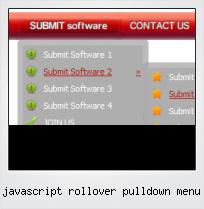 Javascript Rollover Pulldown Menu