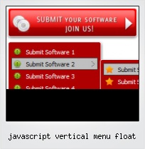 Javascript Vertical Menu Float