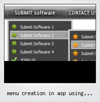 Menu Creation In Asp Using Javascript