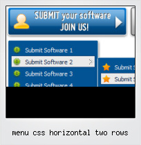 Menu Css Horizontal Two Rows