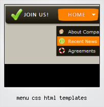 Menu Css Html Templates