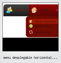 Menu Desplegable Horizontal Javascript Ejemplos
