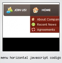 Menu Horizontal Javascript Codigo