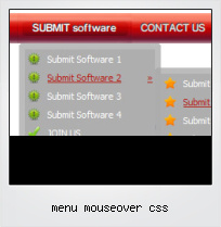 Menu Mouseover Css