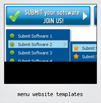 Menu Website Templates