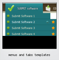 Menus And Tabs Templates