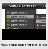 Menus Desplegables Verticales Css