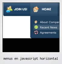 Menus En Javascript Horizontal
