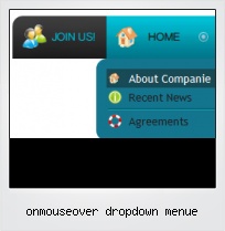 Onmouseover Dropdown Menue