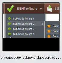 Onmouseover Submenu Javascript Code