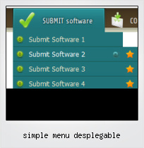 Simple Menu Desplegable