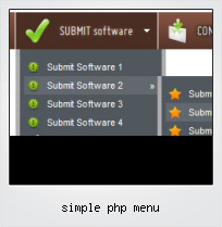 Simple Php Menu