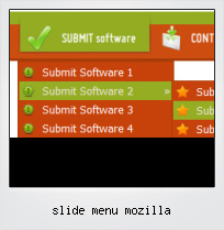 Slide Menu Mozilla