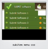 Subitem Menu Css