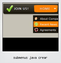 Submenus Java Crear