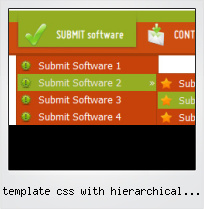 Template Css With Hierarchical Menu Javascript