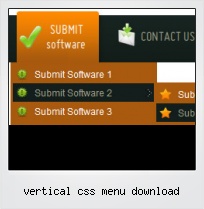 Vertical Css Menu Download
