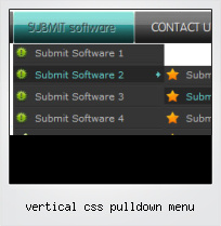 Vertical Css Pulldown Menu