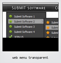 Web Menu Transparent