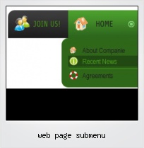 Web Page Submenu