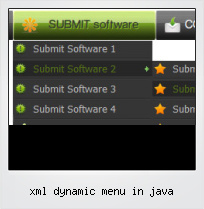 Xml Dynamic Menu In Java
